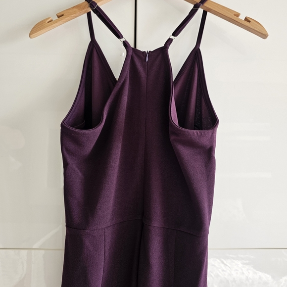 New V-Neck Cascade Backless Ruffle High-Low Gown - Picture 9 of 13